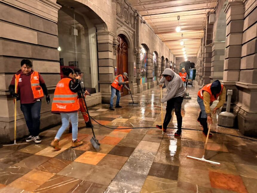 Puebla refuerza limpieza en puntos turísticos por Semana Santa