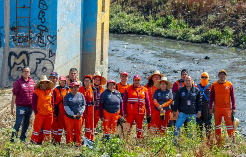 Gobierno de Chedraui refuerza limpieza en Puente Negro contra lluvias