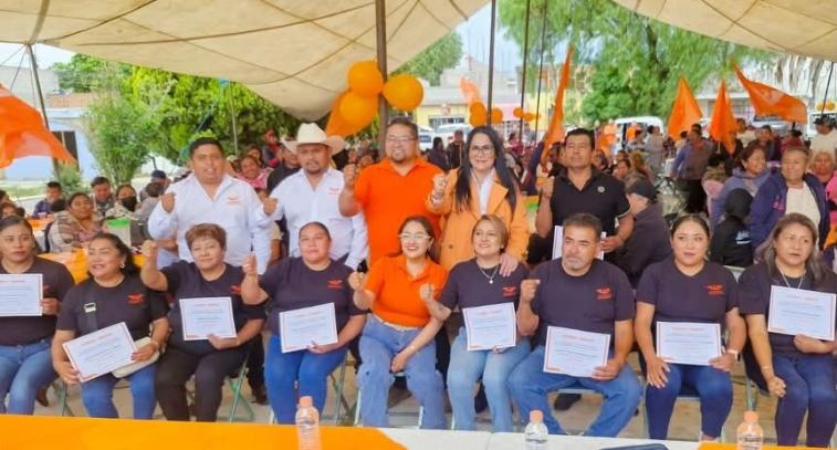 Fedrha Suriano refuerza organización de Movimiento Ciudadano en Puebla