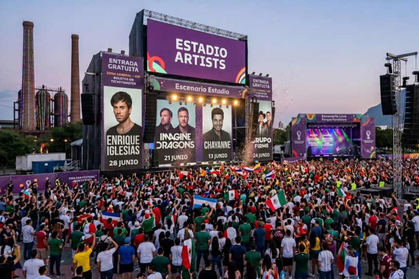 FIFA Fan Festival 2026 en Monterrey: 34 días de fútbol y conciertos