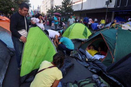 Morena acusa al PRI de politizar plantón de la CNTE en CDMX