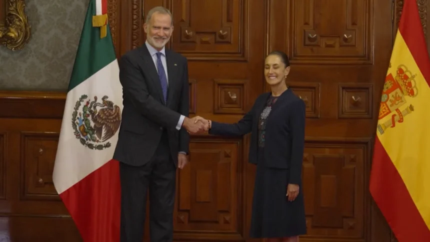 Felipe VI y Sheinbaum refuerzan relación España-México en CDMX