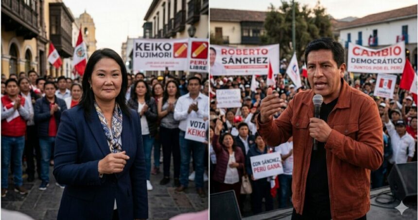 Roberto Sánchez aventaja por mínima diferencia en elección peruana