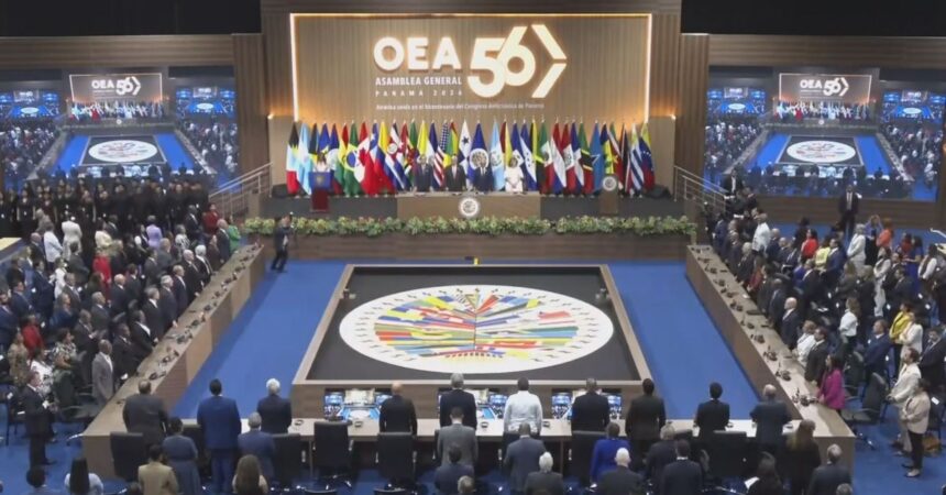 OEA aprueba Declaración de Panamá en su 56ª Asamblea General