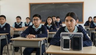 Sheinbaum propone prohibir celulares en escuelas de México
