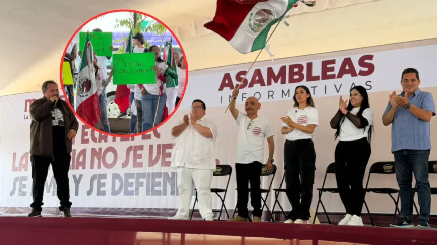 Morena llama a la unidad interna en asamblea informativa en Ecatepec
