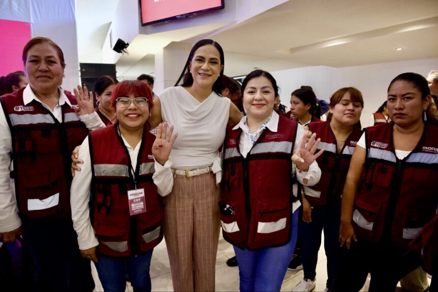 Ariadna Montiel refuerza estructura de Morena en Puebla rumbo a 2027
