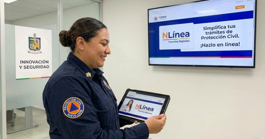 Protección Civil NL digitaliza trámites con plataforma NLínea