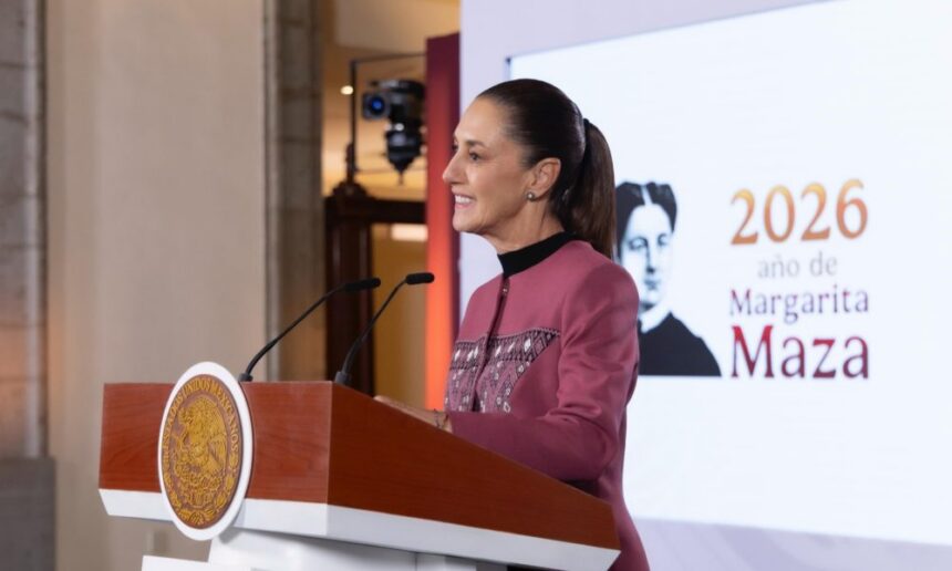Sheinbaum anuncia impulso a obra pública tras alza del PIB en México