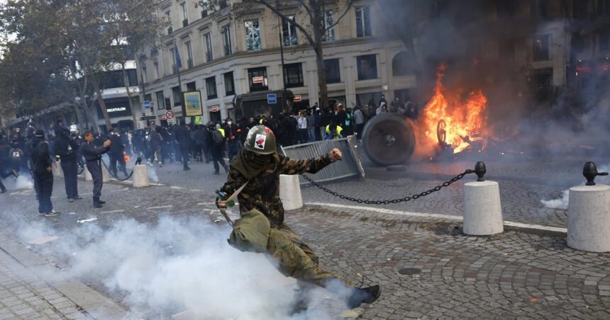 Protestas en Francia por costo de vida dejan 272 detenidos