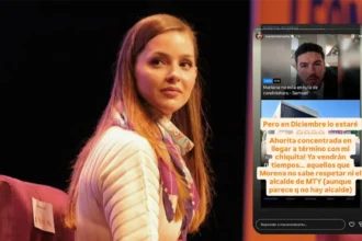 Mariana Rodríguez busca candidatura de MC para gubernatura NL 2027