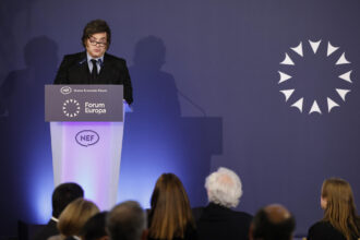 Milei en Madrid: críticas a Sánchez y apoyo a la derecha