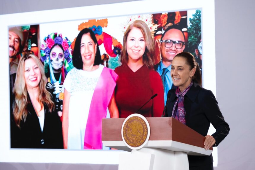 Mexicanos en Texas celebran Día de Muertos con apoyo de Sheinbaum