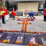 Familiares instalan altar en Monterrey por desaparecidos en NL